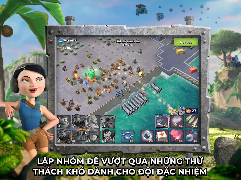 Screenshots Tải Boom Beach - Bảo vệ bờ biển bất khả xâm phạm | Game chiến thuật