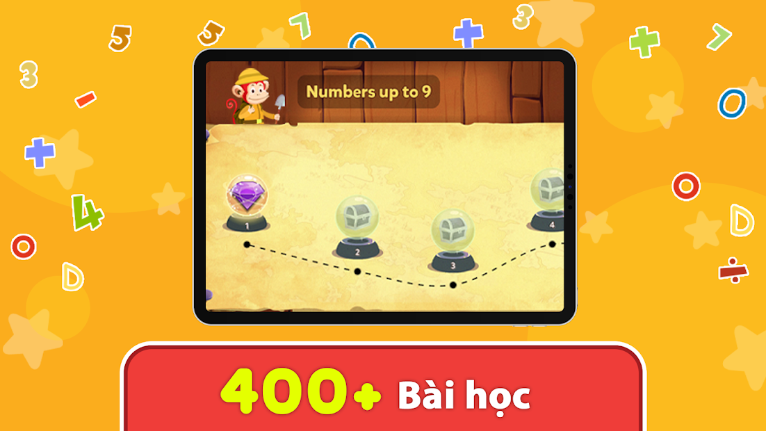 Screenshots App Monkey Math: Ứng dụng học toán tiếng Anh dành cho trẻ