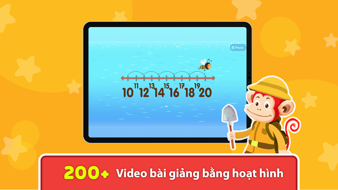 Screenshots App Monkey Math: Ứng dụng học toán tiếng Anh dành cho trẻ