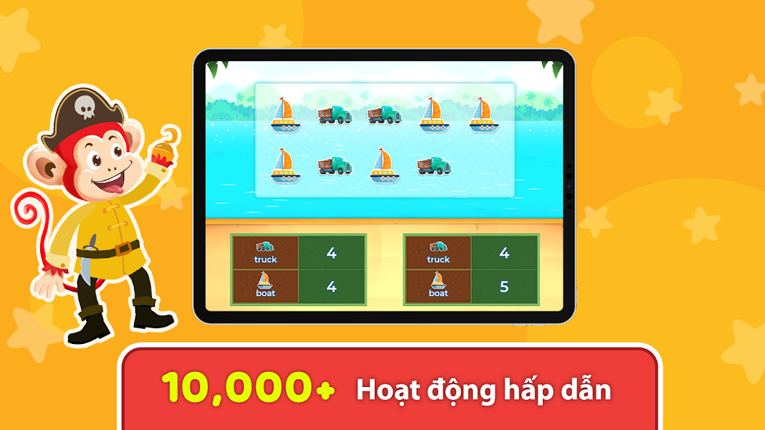 Screenshots App Monkey Math: Ứng dụng học toán tiếng Anh dành cho trẻ