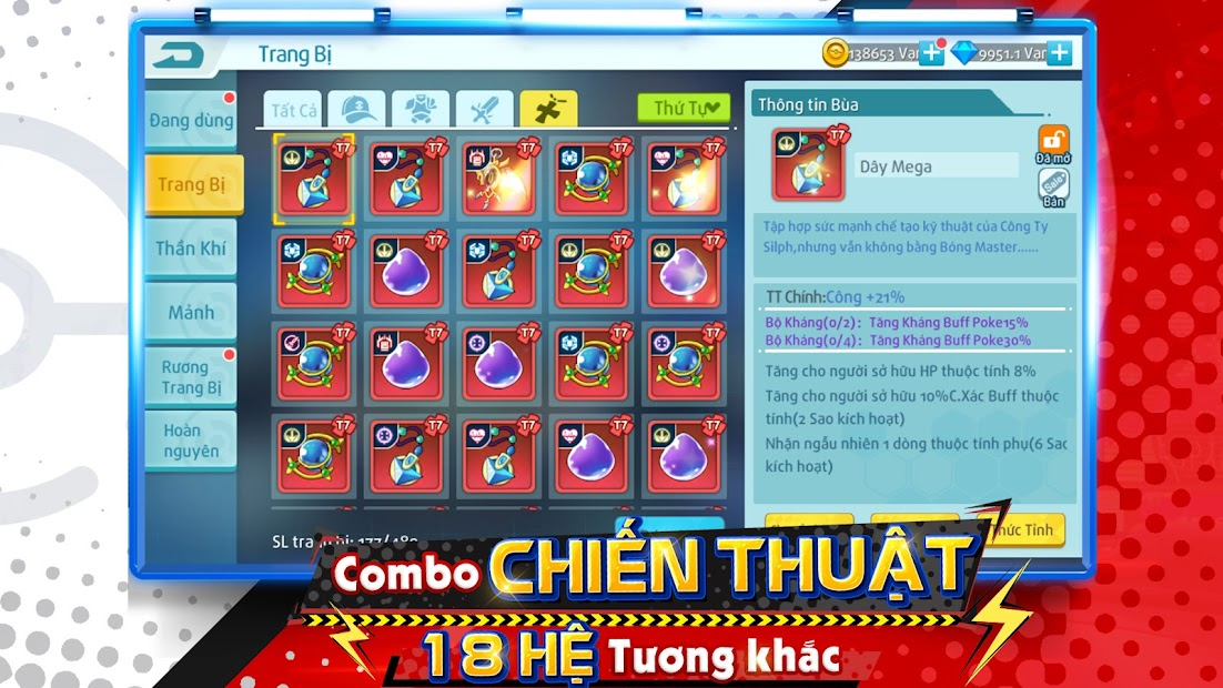 Screenshots Bảo Bối Đại Chiến - Đỉnh cao chiến thuật đấu Pokémon