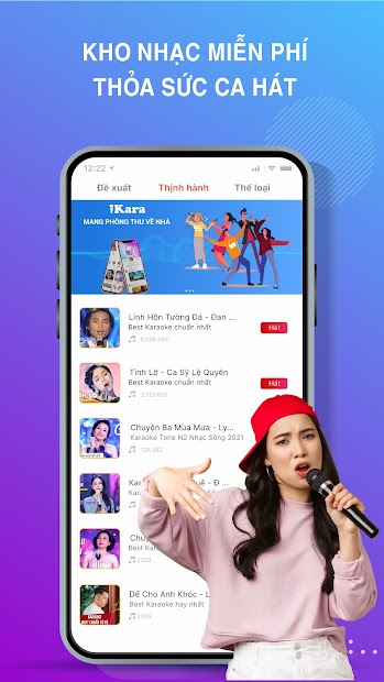 Screenshots App iKara: Ứng dụng hát karaoke và thu âm chuyên nghiệp