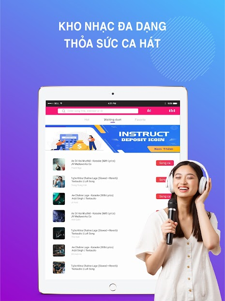 Screenshots App iKara: Ứng dụng hát karaoke và thu âm chuyên nghiệp