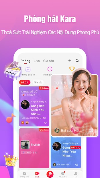 Screenshots App Karaoke Now: Ứng dụng hát karaoke, livestream và kết bạn