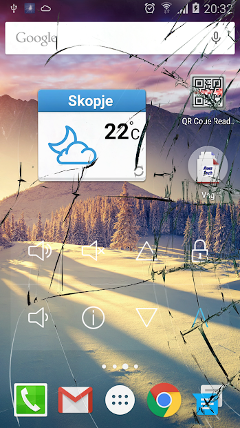 Screenshots App Crack Your Screen Prank: Ứng dụng mô phỏng màn hình bị hỏng