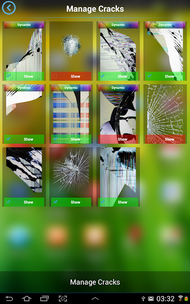Screenshots App Crack Your Screen Prank: Ứng dụng mô phỏng màn hình bị hỏng