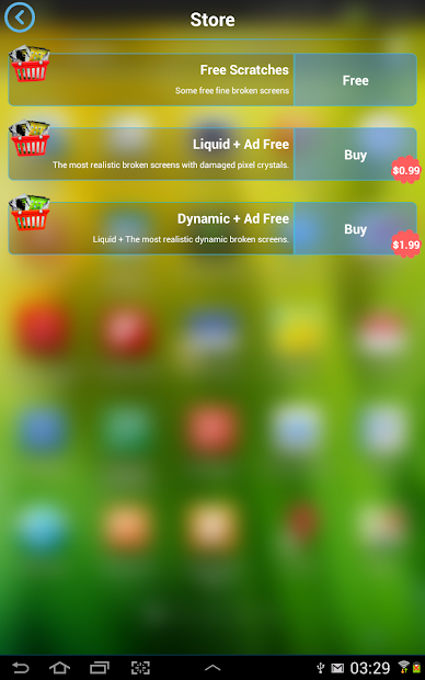 Screenshots App Crack Your Screen Prank: Ứng dụng mô phỏng màn hình bị hỏng