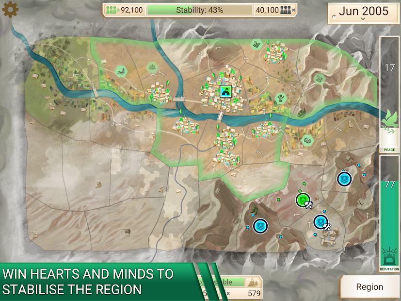 Screenshots Rebel Inc. - Thời kỳ nổi loạn | Game mô phỏng chiến thuật