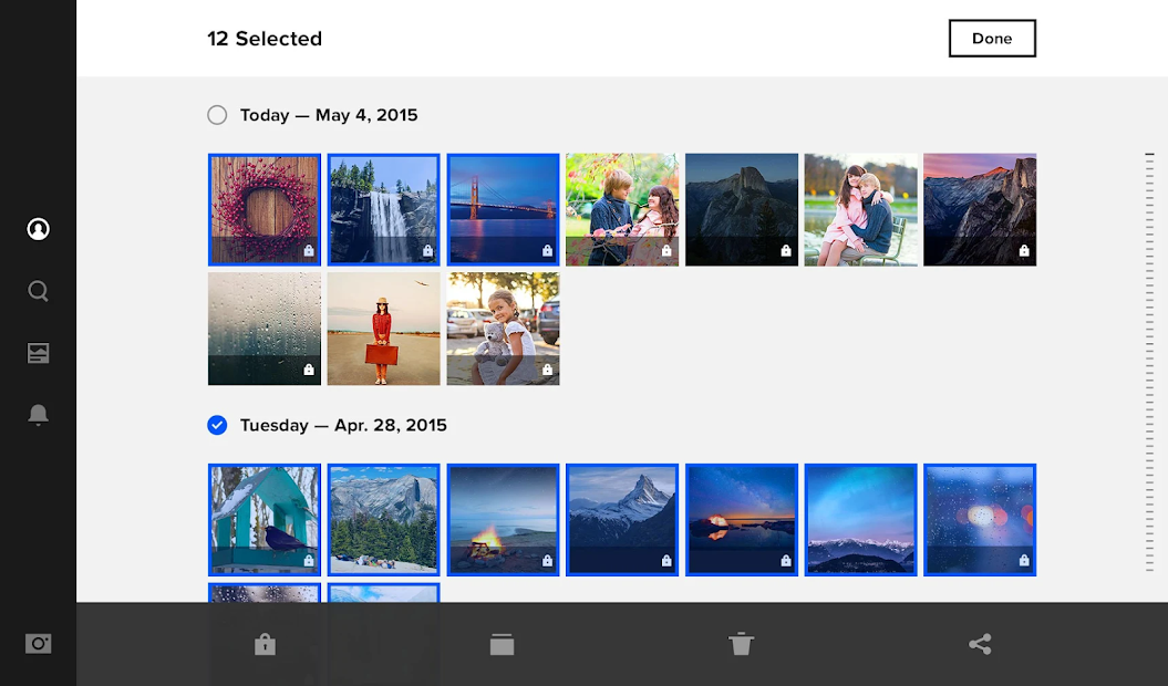 Screenshots Flickr - Ứng dụng tìm kiếm và lưu trữ hình ảnh chuyên nghiệp