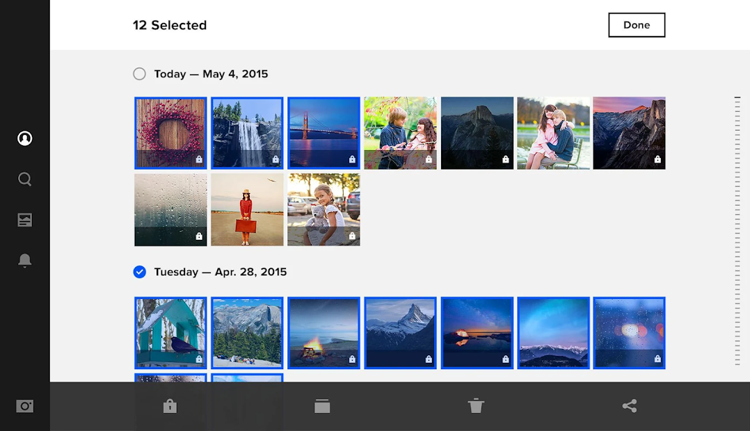 Screenshots Flickr - Ứng dụng tìm kiếm và lưu trữ hình ảnh chuyên nghiệp