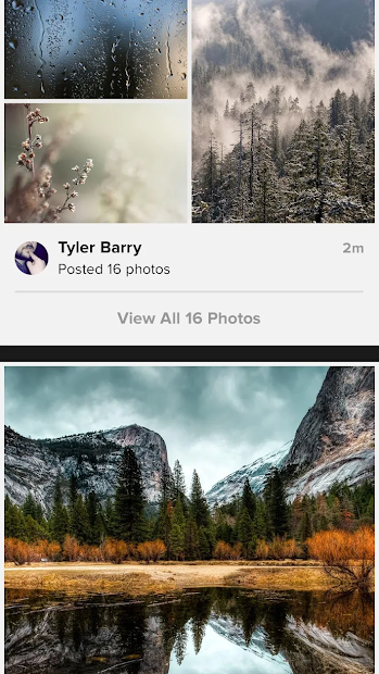 Screenshots Flickr - Ứng dụng tìm kiếm và lưu trữ hình ảnh chuyên nghiệp