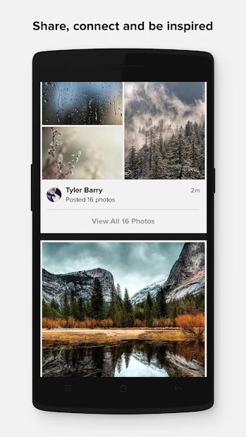 Screenshots Flickr - Ứng dụng tìm kiếm và lưu trữ hình ảnh chuyên nghiệp