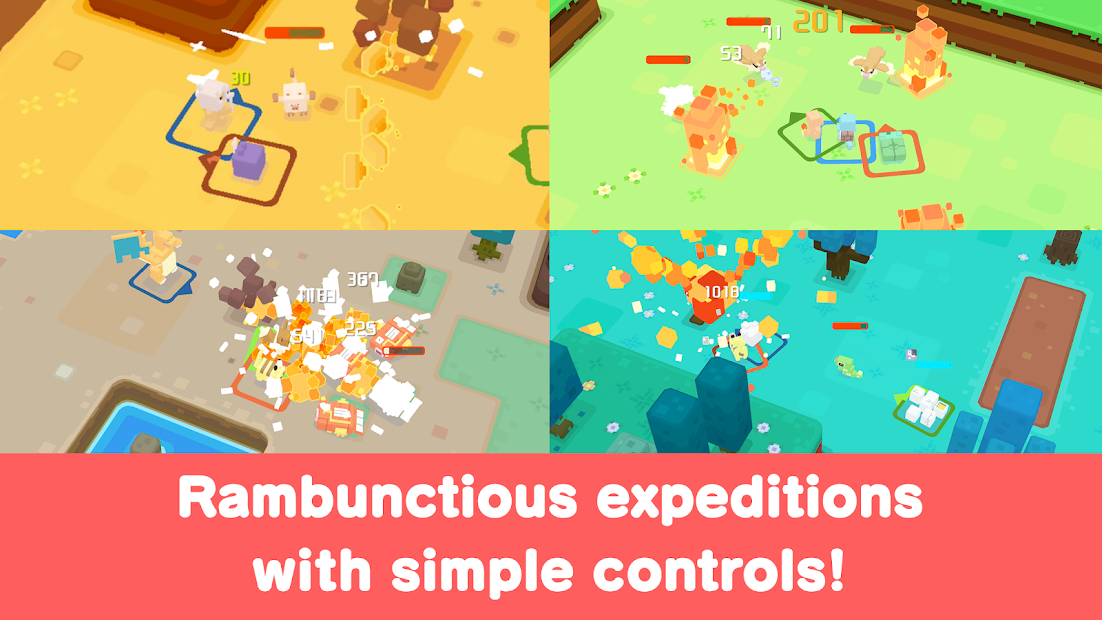 Screenshots Tải Pokemon Quest - Game Pokemon mang đồ họa hình khối