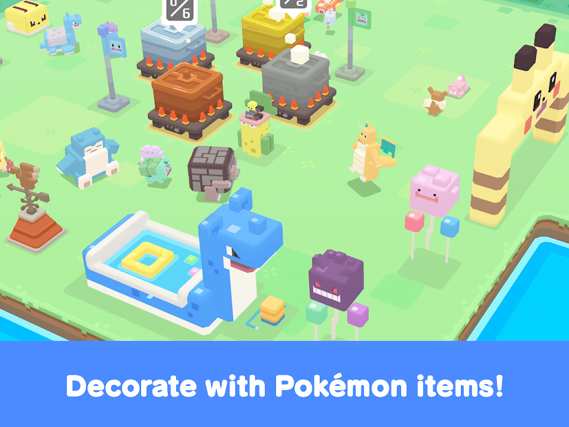 Screenshots Tải Pokemon Quest - Game Pokemon mang đồ họa hình khối