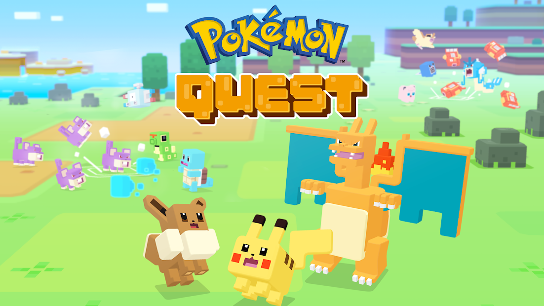 Screenshots Tải Pokemon Quest - Game Pokemon mang đồ họa hình khối