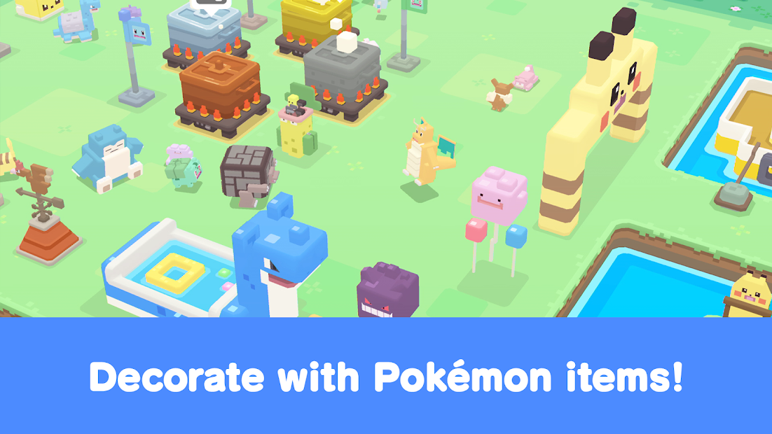 Screenshots Tải Pokemon Quest - Game Pokemon mang đồ họa hình khối