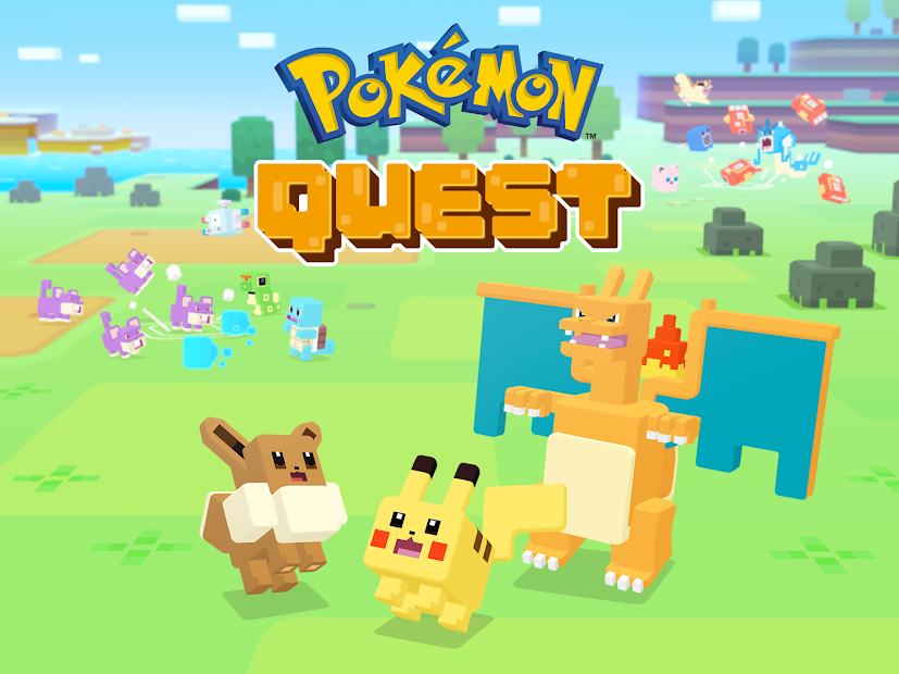Screenshots Tải Pokemon Quest - Game Pokemon mang đồ họa hình khối
