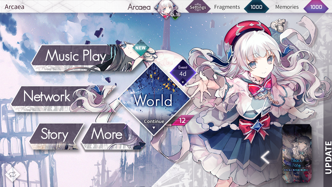 Screenshots Tải Arcaea - Game âm nhạc cực hấp dẫn trên điện thoại