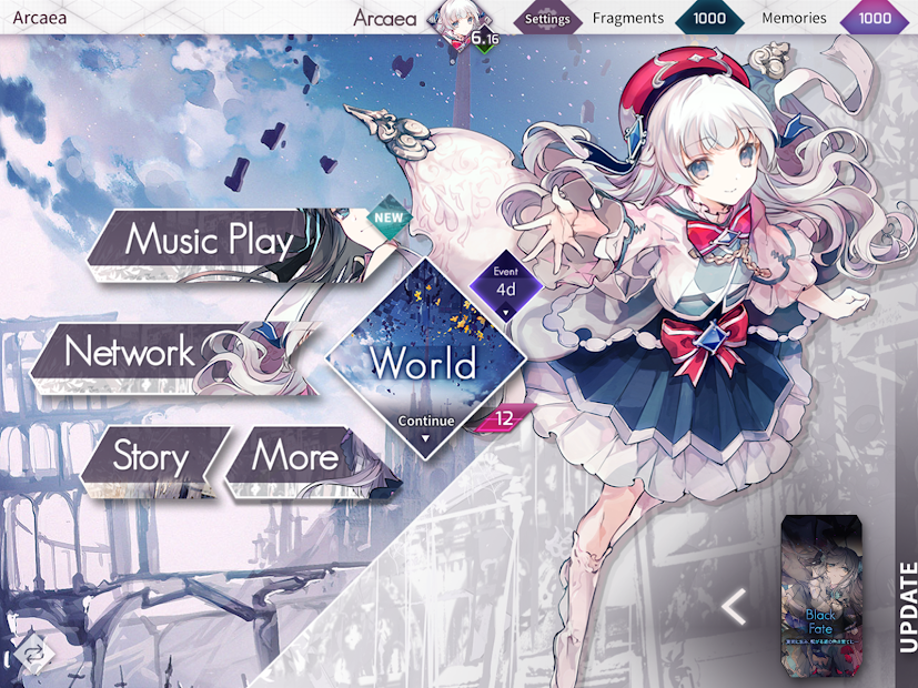 Screenshots Tải Arcaea - Game âm nhạc cực hấp dẫn trên điện thoại