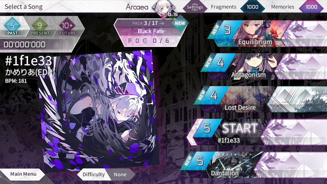 Screenshots Tải Arcaea - Game âm nhạc cực hấp dẫn trên điện thoại