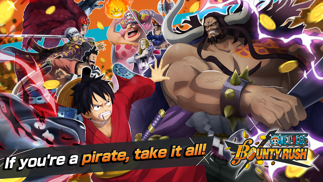 Hòa mình vào hành trình tìm kiếm kho báu và tranh tài trực tuyến với One Piece Bounty Rush! Trải nghiệm những cuộc đấu đầy kịch tính để giành được sự chú ý của người chơi khác!