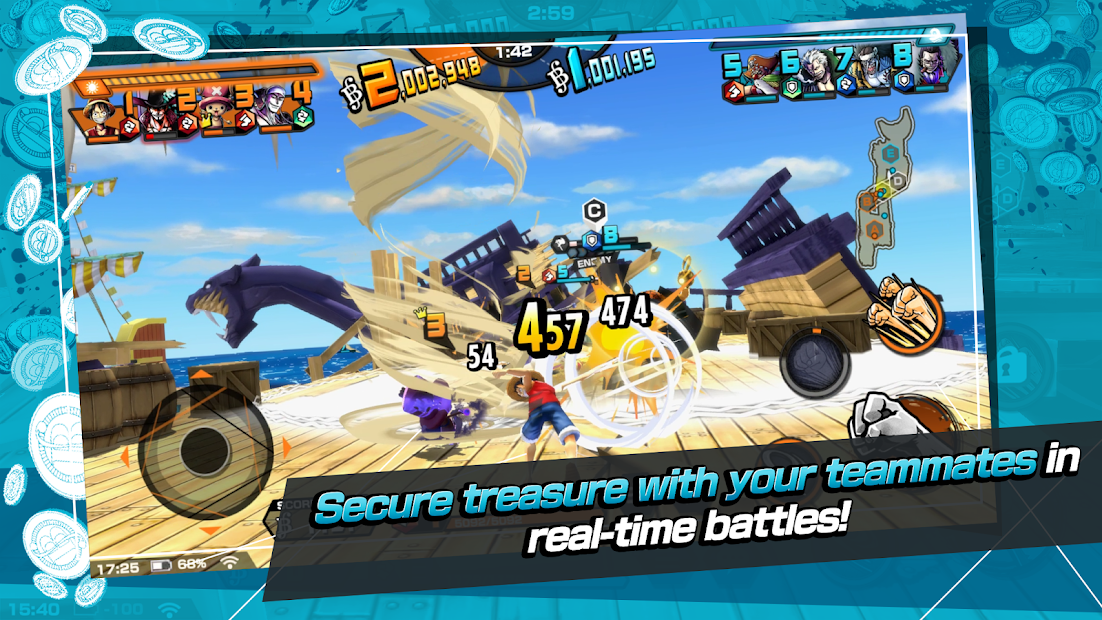 Screenshots Tải ONE PIECE Bounty Rush - Hành trình đi tìm kho báu