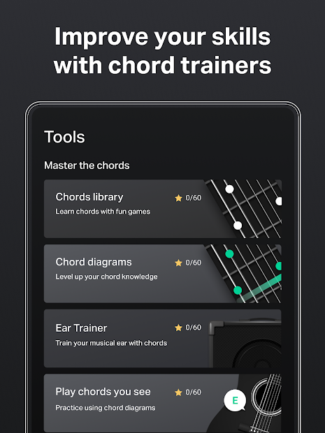 Screenshots Tải app GuitarTuna: Ứng dụng chỉnh dây đàn Guitar tốt, chính xác nhất