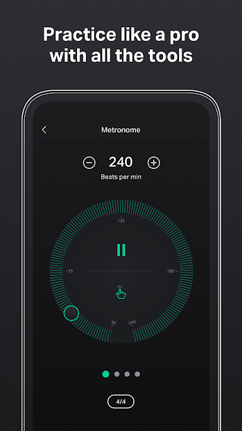 Screenshots Tải app GuitarTuna: Ứng dụng chỉnh dây đàn Guitar tốt, chính xác nhất