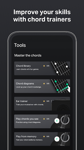 Screenshots Tải app GuitarTuna: Ứng dụng chỉnh dây đàn Guitar tốt, chính xác nhất