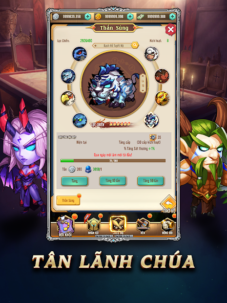 Screenshots Tân Lãnh Chúa WoW - Game AFK H5 bối cảnh lục địa đầy huyền bí