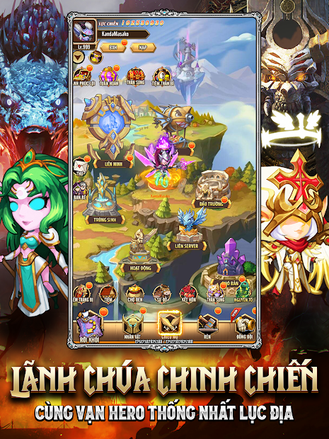 Screenshots Tân Lãnh Chúa WoW - Game AFK H5 bối cảnh lục địa đầy huyền bí
