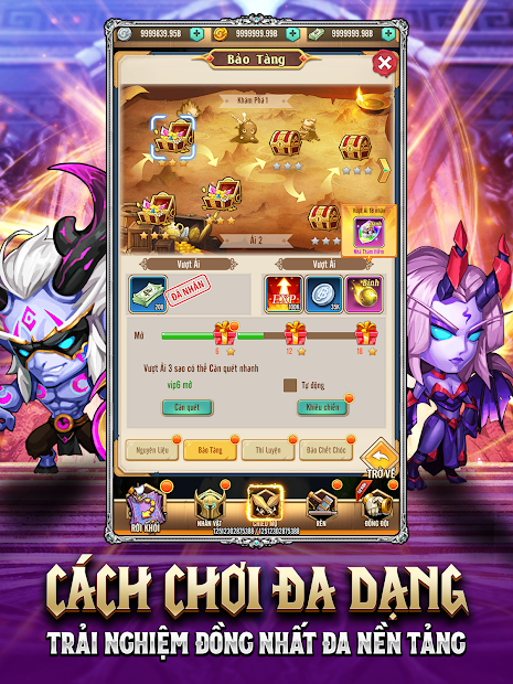 Screenshots Tân Lãnh Chúa WoW - Game AFK H5 bối cảnh lục địa đầy huyền bí