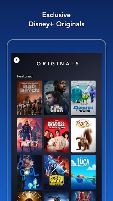 Screenshots Tải Disney+ Ứng dụng xem phim hoạt hình, điện ảnh hay nhất của Disney