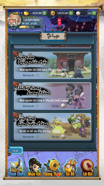 Screenshots Đại Tông Sư - Tuyệt thế võ lâm: Game thẻ tướng kết hợp Action RPG