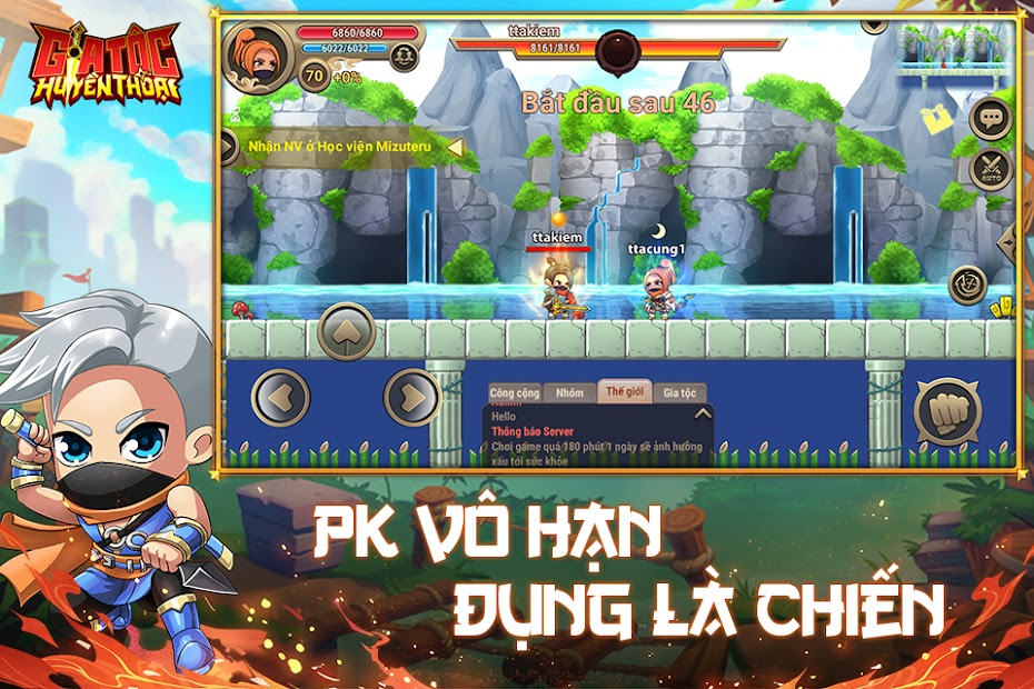 Screenshots Gia Tộc Huyền Thoại - Đại Chiến Tân Thế Giới: Game Nhập Vai Ninja