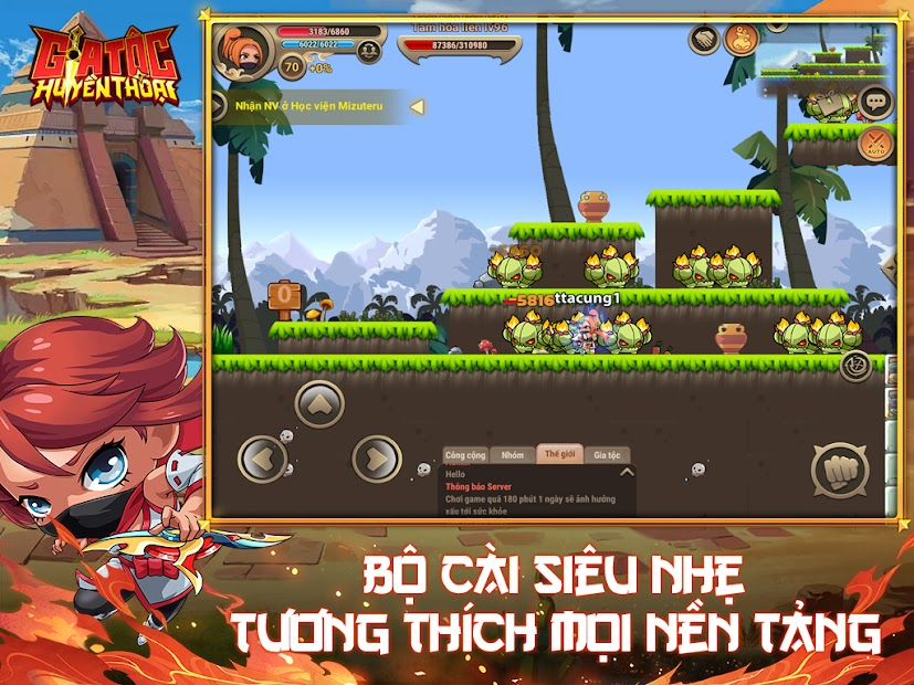 Screenshots Gia Tộc Huyền Thoại - Đại Chiến Tân Thế Giới: Game Nhập Vai Ninja