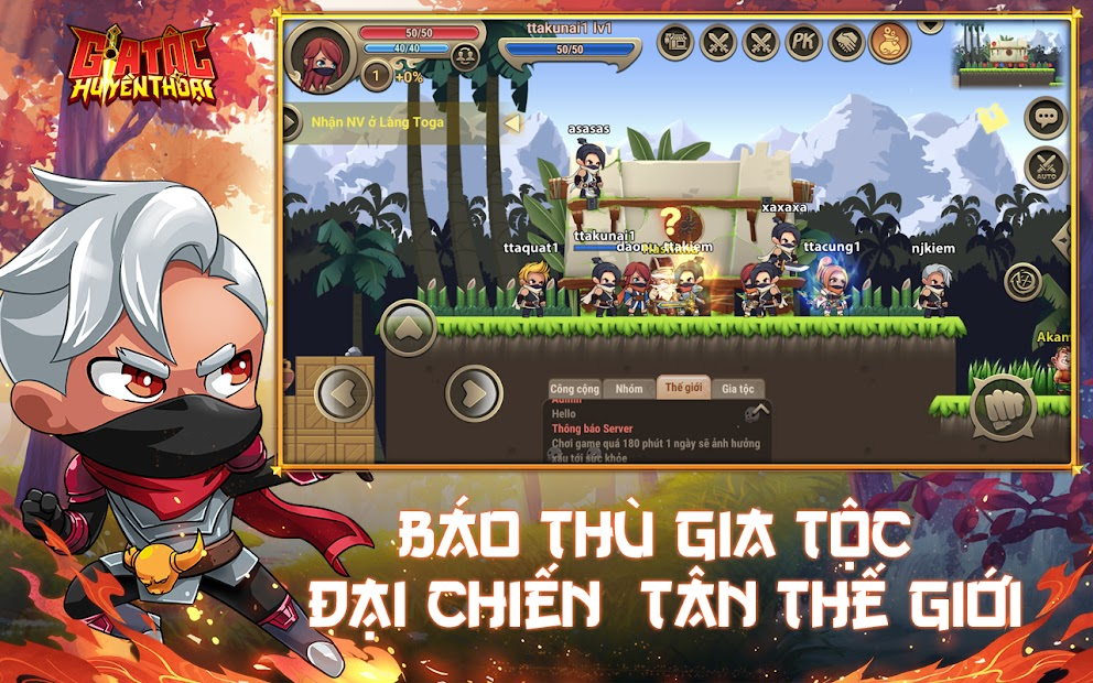 Screenshots Gia Tộc Huyền Thoại - Đại Chiến Tân Thế Giới: Game Nhập Vai Ninja