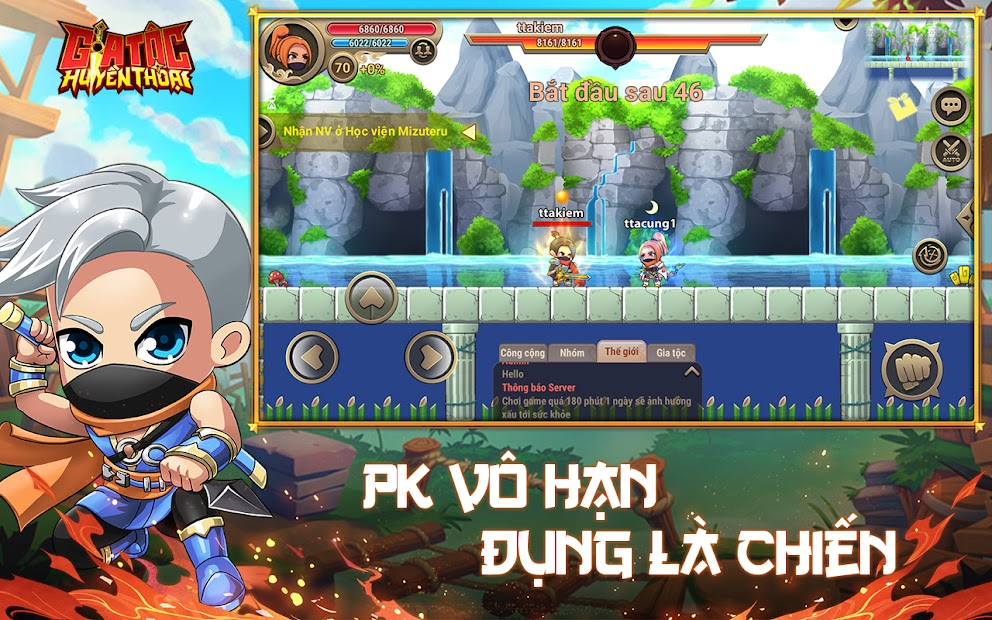 Screenshots Gia Tộc Huyền Thoại - Đại Chiến Tân Thế Giới: Game Nhập Vai Ninja