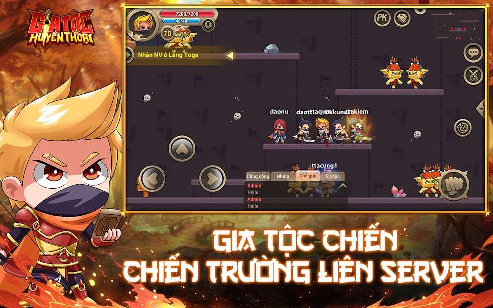 Screenshots Gia Tộc Huyền Thoại - Đại Chiến Tân Thế Giới: Game Nhập Vai Ninja