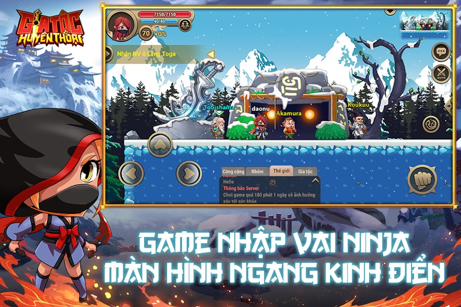 Screenshots Gia Tộc Huyền Thoại - Đại Chiến Tân Thế Giới: Game Nhập Vai Ninja