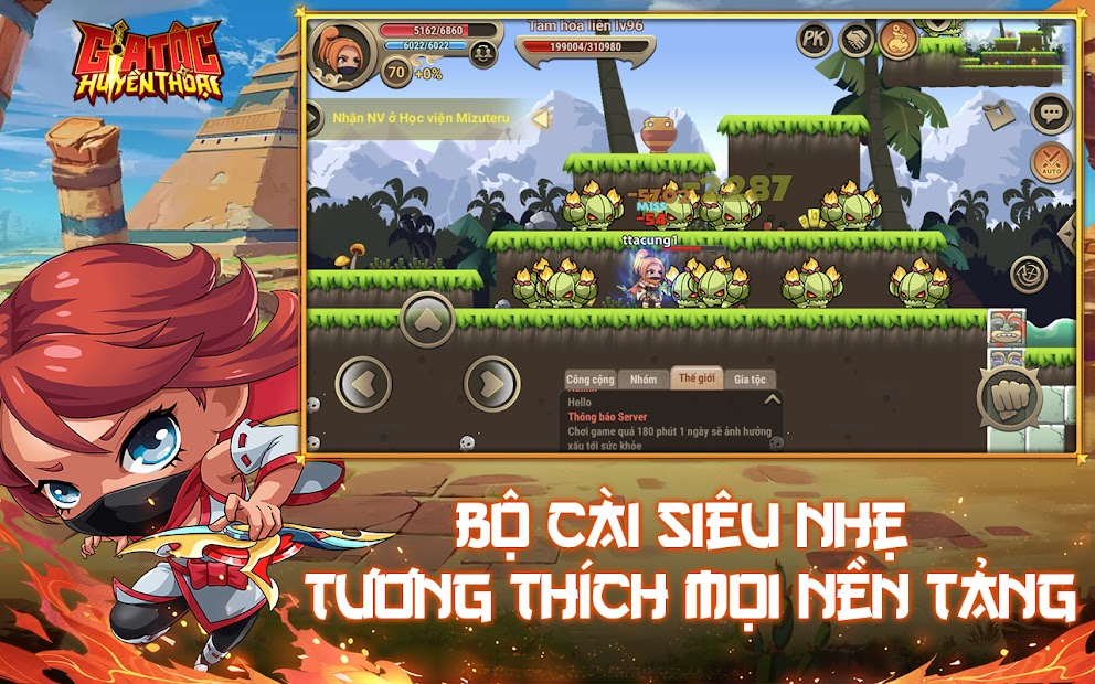 Screenshots Gia Tộc Huyền Thoại - Đại Chiến Tân Thế Giới: Game Nhập Vai Ninja