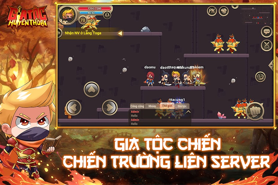 Screenshots Gia Tộc Huyền Thoại - Đại Chiến Tân Thế Giới: Game Nhập Vai Ninja