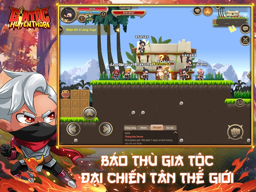 Screenshots Gia Tộc Huyền Thoại - Đại Chiến Tân Thế Giới: Game Nhập Vai Ninja