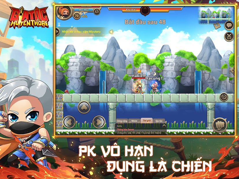 Screenshots Gia Tộc Huyền Thoại - Đại Chiến Tân Thế Giới: Game Nhập Vai Ninja