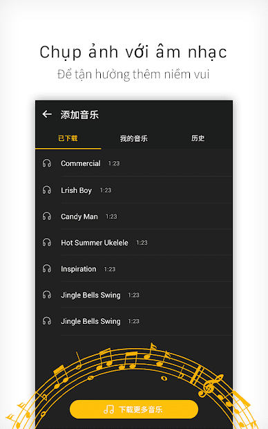 Screenshots Tải app V Camera: Ứng dụng chụp ảnh, quay video có filter, âm thanh