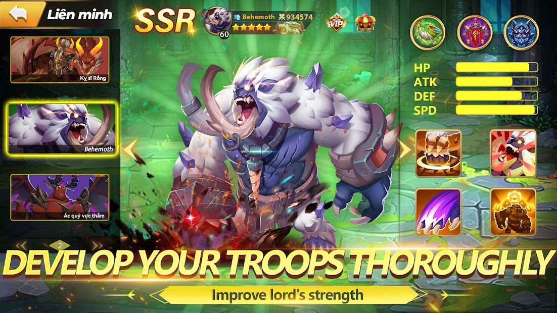 Screenshots Legend of Hero M-Anh Hùng - Thành lập liên minh của riêng bạn