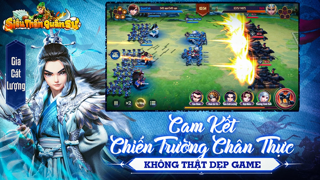 Screenshots Siêu Thần Quân Sư: Game thẻ tướng chiến thuật đỉnh cao
