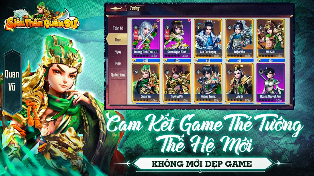 Screenshots Siêu Thần Quân Sư: Game thẻ tướng chiến thuật đỉnh cao