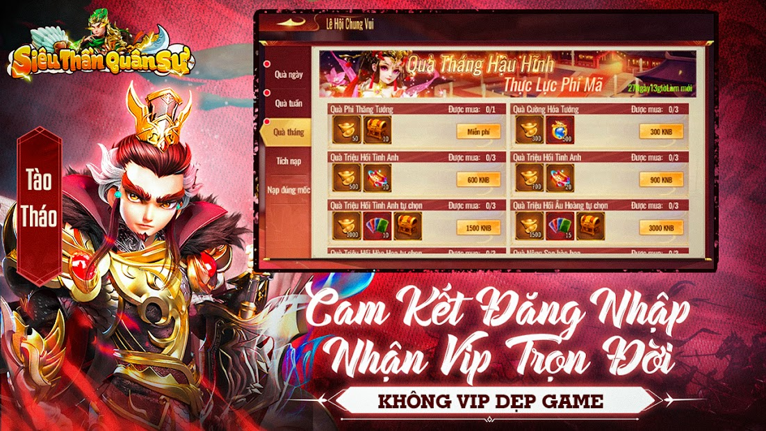 Screenshots Siêu Thần Quân Sư: Game thẻ tướng chiến thuật đỉnh cao