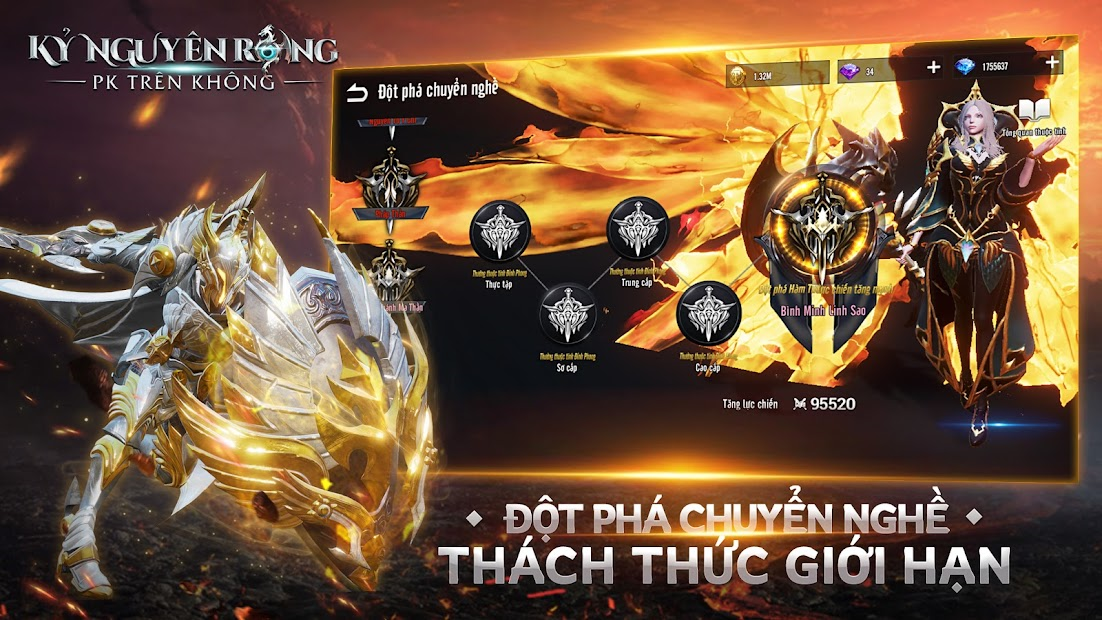 Screenshots Kỷ Nguyên Rồng - MMORPG đồ họa tuyệt đỉnh, tự do bay lượn trên bầu trời